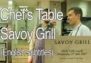 Table du Chef à (En) Savoy Grill : Expérience Culinaire