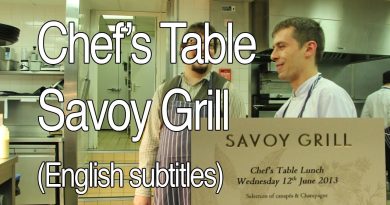 Table du Chef à (En) Savoy Grill : Expérience Culinaire