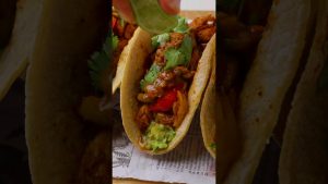 Tacos de fajitas au poulet