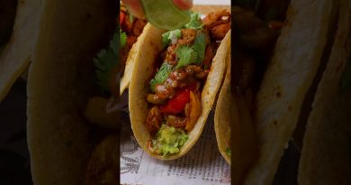 Tacos de fajitas au poulet