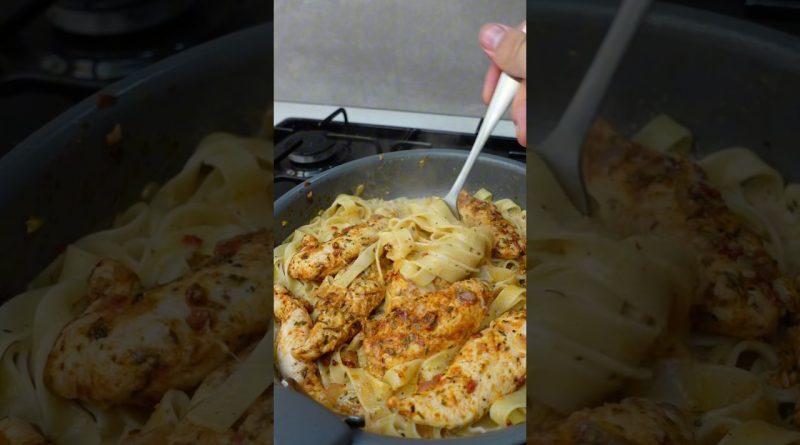Tagliatelles au poulet : une recette facile et délicieuse !