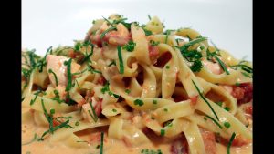 Tagliatelles de saumon frais par Alain Ducasse