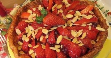 Tarte aux fraises à l'ancienne sans crème - Recette de Grand-Mère