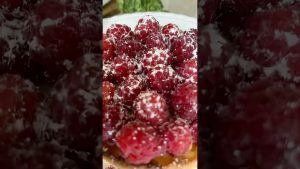 Tarte framboise maison avec crème pâtissière 🍓🥧