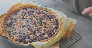 Tarte gourmande aux fruits surgelés