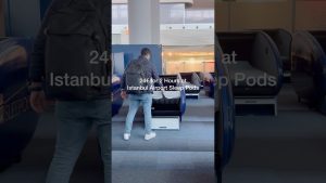 Test des Pods de Sommeil à 12 € à l'Aéroport d'Istanbul