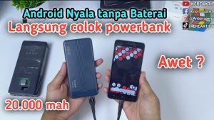Test du Modem HP Nyala : Alimentation par Powerbank