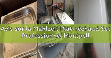 Test du Set Professionnel Mahlzeit Plat-réchaud en Inox