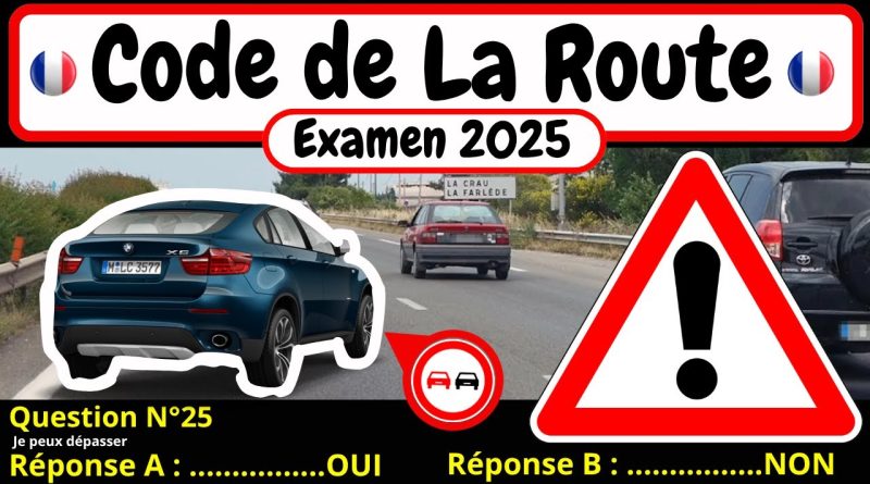 ✅ Testez gratuitement le code de la route 2025 🚗