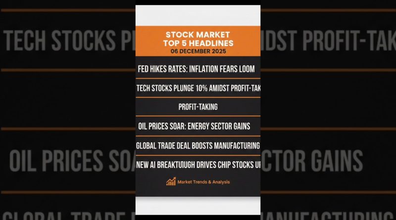 Top 5 actualités boursières du 6 décembre 2025