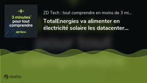 TotalEnergies fournira de l'électricité solaire aux datacenters de Google