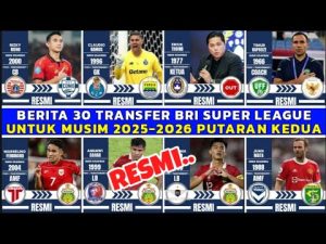 Transferts BRI Super League : Actus et Calendrier Persib 2025