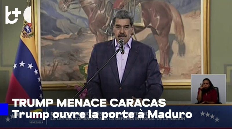 Trump prêt à dialoguer avec Maduro sur une possible invasion