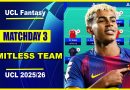 UCL Fantasy MD3 : Équipe LIMITLESS Idéale | Conseils 2025/26