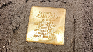 Un Stolperstein en hommage à Jean Lebas - ROUBAIXXL