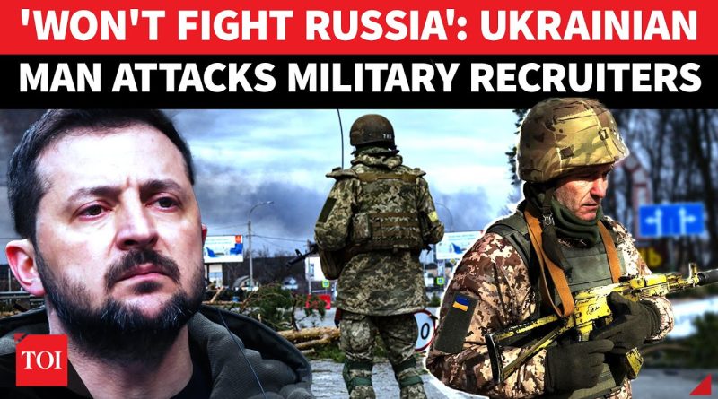 Un Ukrainien tire sur des recruteurs militaires lors de la mobilisation