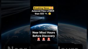 Un astéroïde frôle la Terre plus près que les satellites !