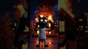 Un chat seul à la maison met le feu en jouant ! 🔥🐱