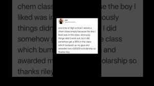 Un coup de cœur qui mène à une bourse d'études !