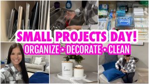 Un jour productif : organiser, nettoyer et redécorer !