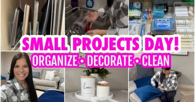 Un jour productif : organiser, nettoyer et redécorer !