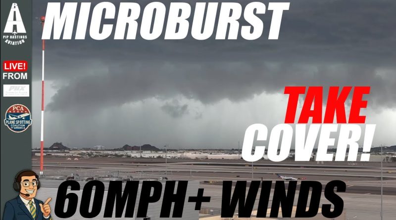 Un microburst frappe l'aéroport Sky Harbor de Phoenix : un timelapse saisissant