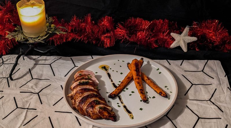 Un réveillon bien de chez nous (3/4) : Filet de volaille au miel et épices douces, carottes des sables rôties