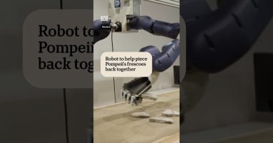 Un robot pour reconstituer les fresques de Pompéi