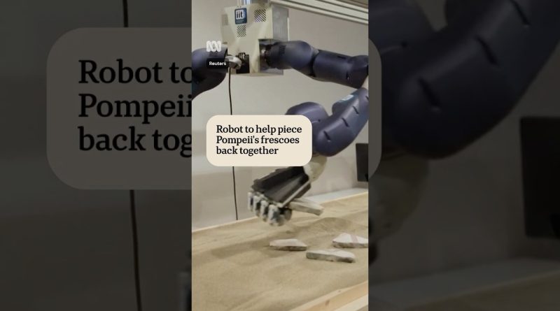 Un robot pour reconstituer les fresques de Pompéi