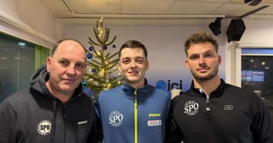"Un sport qui décolle", Lilian Bardet, Thibault Poret et Stéphane Hucliez, du SPO Rouen tennis de table - ICI