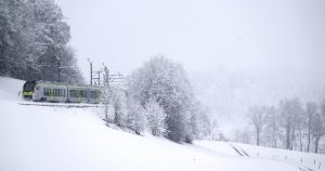 Un train reliera Bulle à Gstaad entre les mois de janvier et mars | RTS