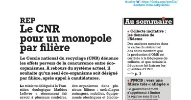 Déchets Infos n° 309 : Édition du 17 décembre 2025