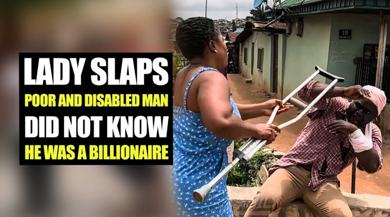Une femme gifle un homme pauvre, ignorait qu'il était milliardaire