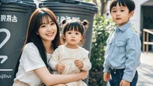 Une fille ramasse des déchets et retrouve son fils perdu !