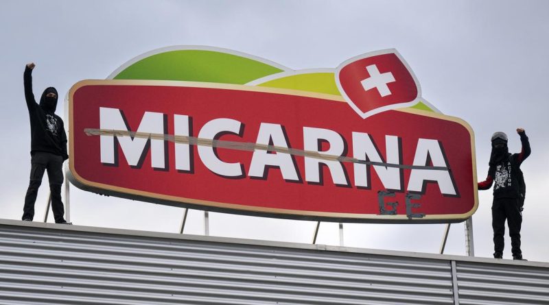 Une septantaine d'activistes antispécistes condamnés après le blocage d'un abattoir à Courtepin | RTS