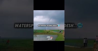 Une trombe marine impressionnante au Bangladesh