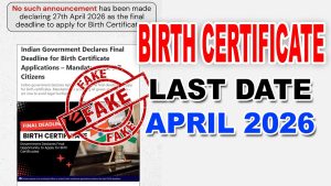 Vérification : Date d'expiration du certificat de naissance en avril 2026