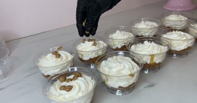 Verrine rapide au caramel, spéculos et chantilly mascarpone