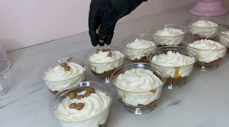 Verrine rapide au caramel, spéculos et chantilly mascarpone