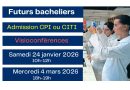 Visioconférence Samedi 24 janvier 2026 : admissions en classes prépas intégrées - ENSCR