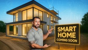 Visite de l'Empire AV : Maison intelligente en construction