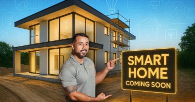 Visite de l'Empire AV : Maison intelligente en construction