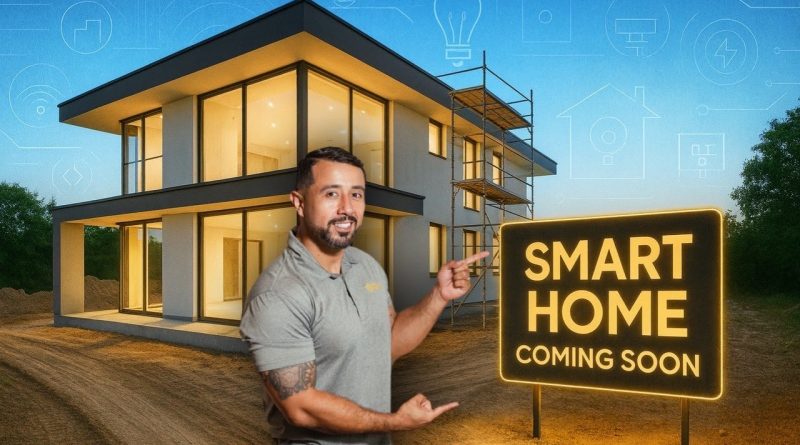 Visite de l'Empire AV : Maison intelligente en construction