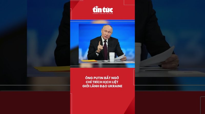 Vladimir Poutine critique vivement les dirigeants ukrainiens