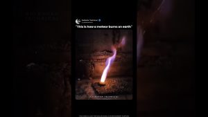 Voici comment un météore brûle sur Terre ! 🔥🌍