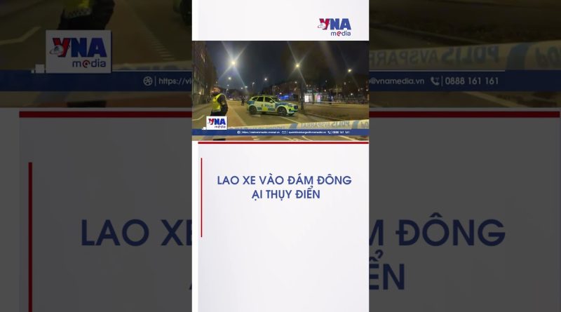 Voiture fonce dans la foule en Suède - VNAMedia