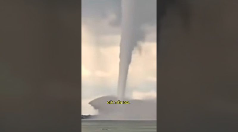 Vortex mystérieux observé au large de Ba Động, Trà Vinh