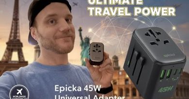 Le Chargeur Universel Epicka : L’Indispensable des Voyageurs Voyage à l'étranger ? Découvrez l'adaptateur Epicka 45W !
