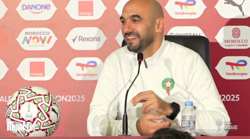 Walid Regragui s'exprime avant Maroc - Mali