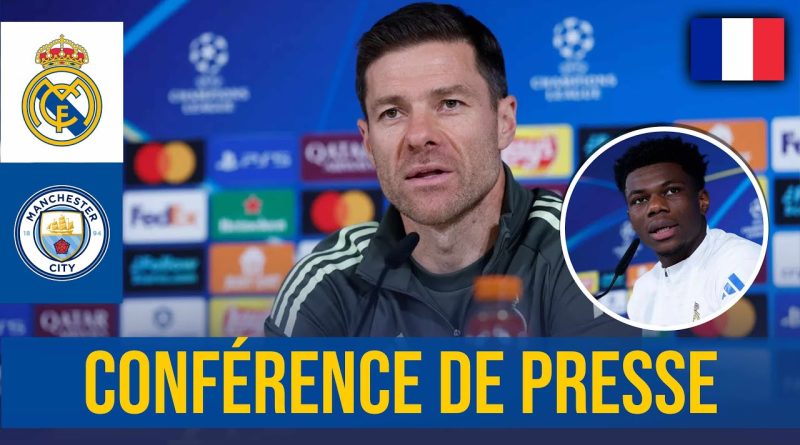 Xabi Alonso et Tchouaméni face à Manchester City en conférence